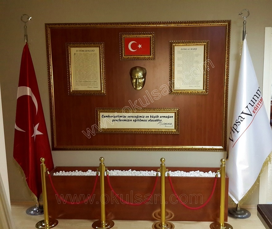 Atatürk köşeleri çeşitleri, ahşap modeli fiyatları ve satışı