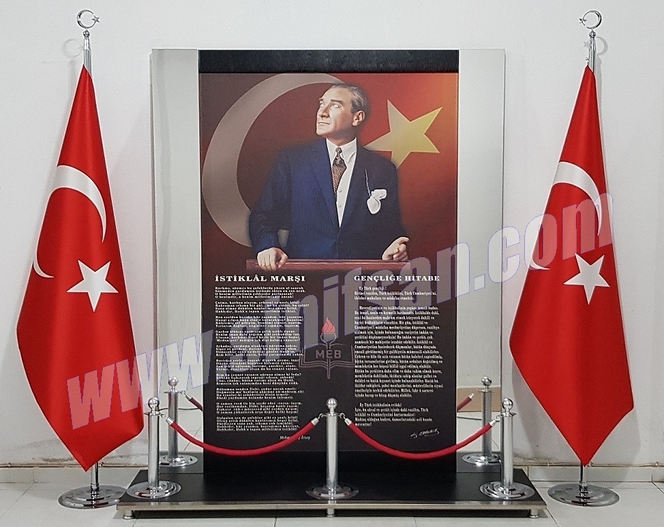 Atatürk köşesi Krom köşeli Atatürk köşeleri örnek ve fiyatları