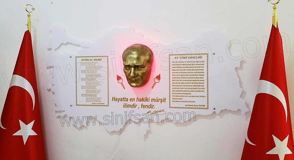 Atatürk Köşeleri Türkiye Görselli Atatürk köşesi fiyatları