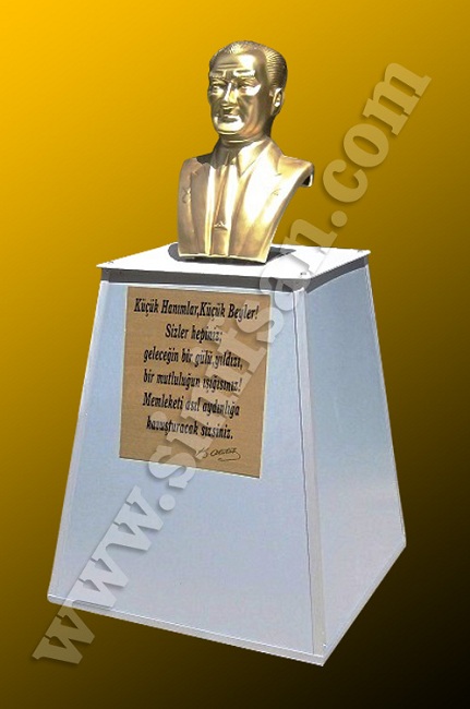Alti 2 750 00 Tl Kdv Ataturk Bustleri Ornekleri Ataturk Bust Alti Kaidesi Imalati Ve Ataturk Bust Yazilari Unver Egitim Araclari Imalati Ve Okul Sinif Dekorasyonu