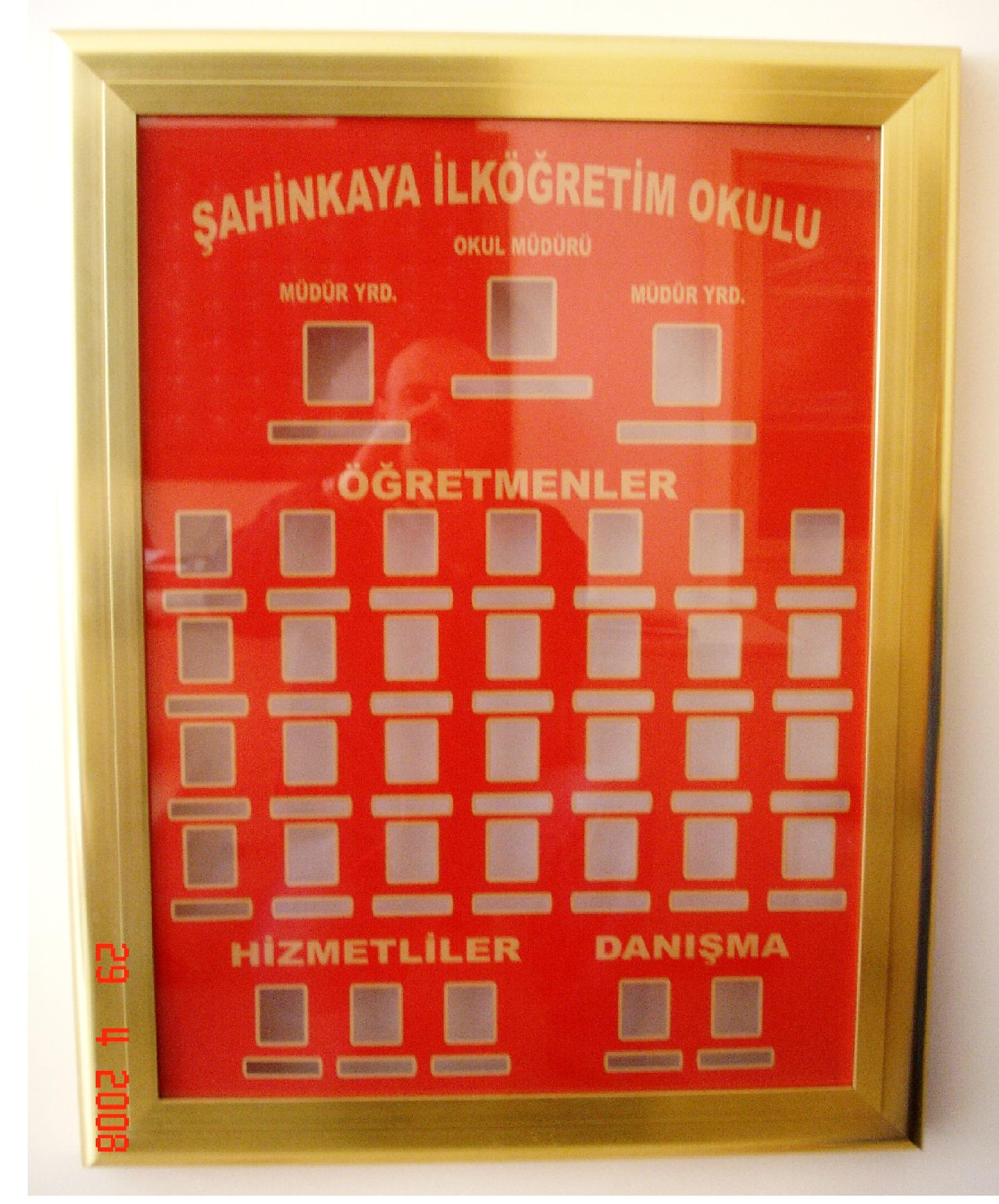 Okul Personel Panosu Fiyat En Ucuz Personel Panosu Kurum Personel Panosu