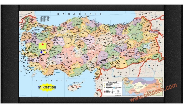 Büyük boy Türkiye siyasi haritası fiyatları ve satışı, Türkiye iller haritası