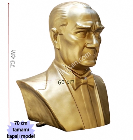 Atatürk Büstü profesyonel model 70 cm
