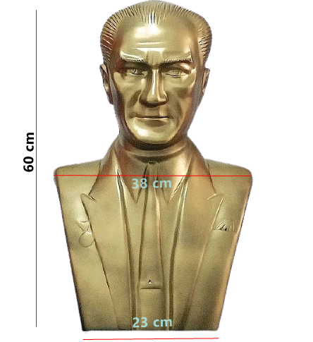 Atatürk Büstü ekonomik model 60 cm