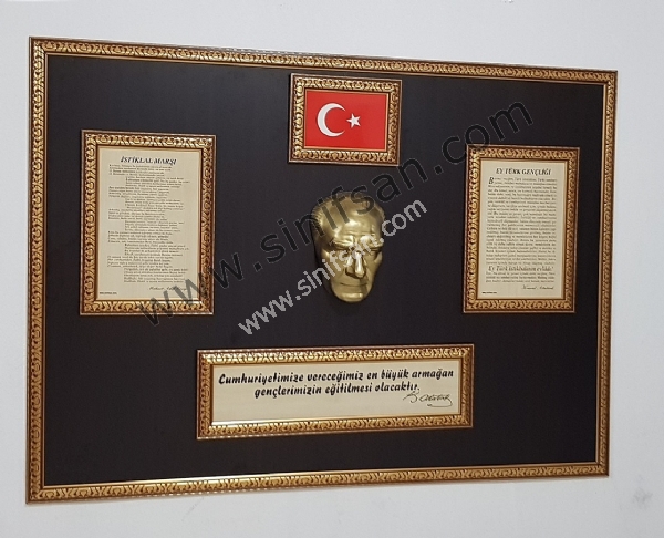 Atatürk Köşesi örnekleri  dersane anaokulu Atatürk Köşesi örnekleri  Çerçeveli Atatürk Köşesi örnekleri Ahşap Atatürk Köşesi fiyatları