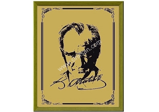 Alüminyum Atatürk resmi 50x70 cm