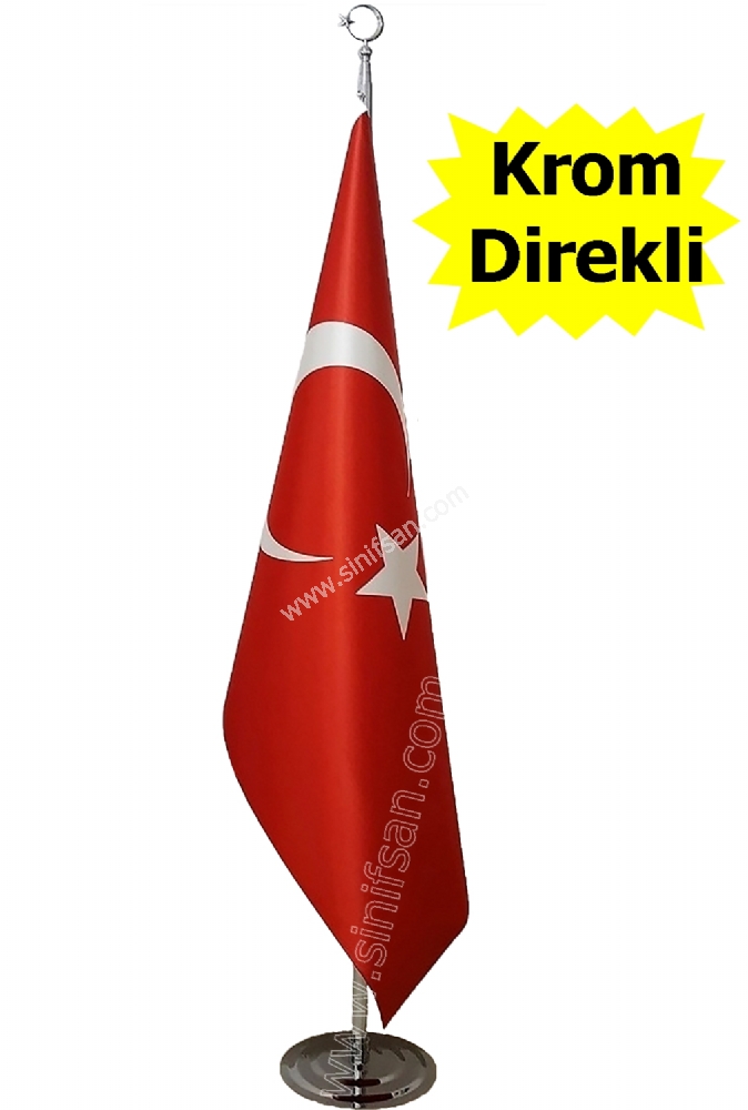 Atatürk köşeleri için yada makam odaları için bayrak ve bayrak direkleri