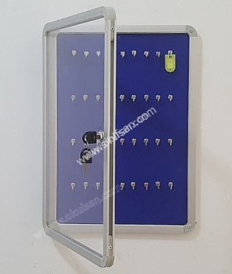 Anahtar Dolabı, anahtar pano kilitli anahtar panoları imalatı ve fiyatları 35x50cm 20 anahtarlık