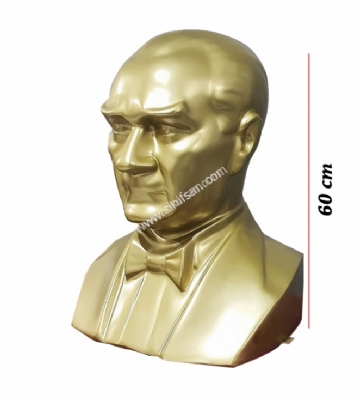 Tamamı Kapalı Model Atatürk Büstü İmalatı 60 cm