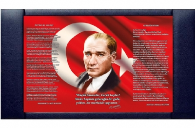 Makam Atatrk Portresi 110x200 cm