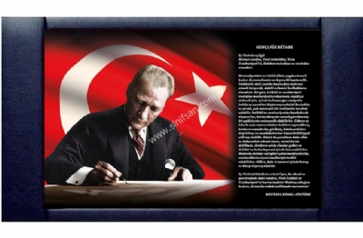 Atatürk'lü Makam Arka Fonu 100x160 cm