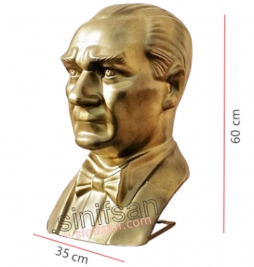 Atatürk Büstü Fiyatı Polyester 60 cm