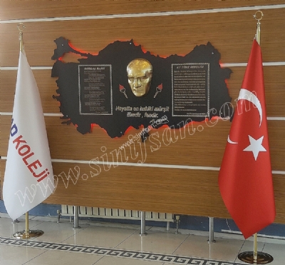 Okul malzemeleri Atatürk Köşesi ürünleri Okul girişi Atatürk Köşesi ürünleri