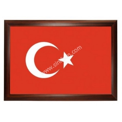 Çerçeveli bayrak çerçeveli türk bayrağı sınıflar için türk bayrağı imalatı